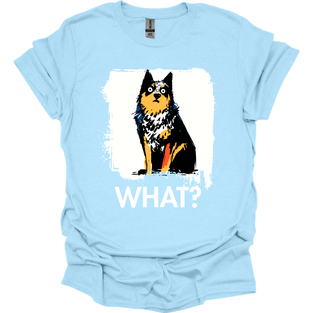 Australian Cattle Dog - What Dog T-Shirt - Light Blue