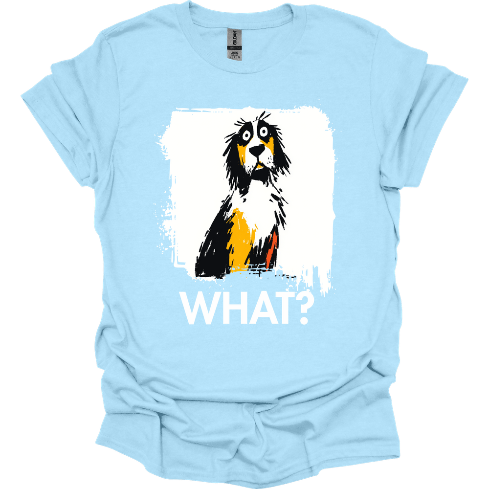 English Setter - What Dog T-Shirt - Light Blue