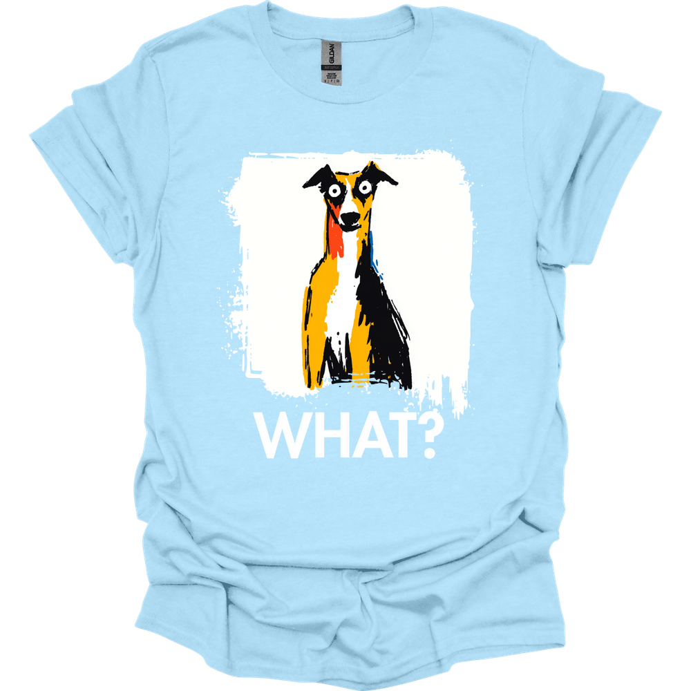 Whippet - What Dog T-Shirt - Light Blue