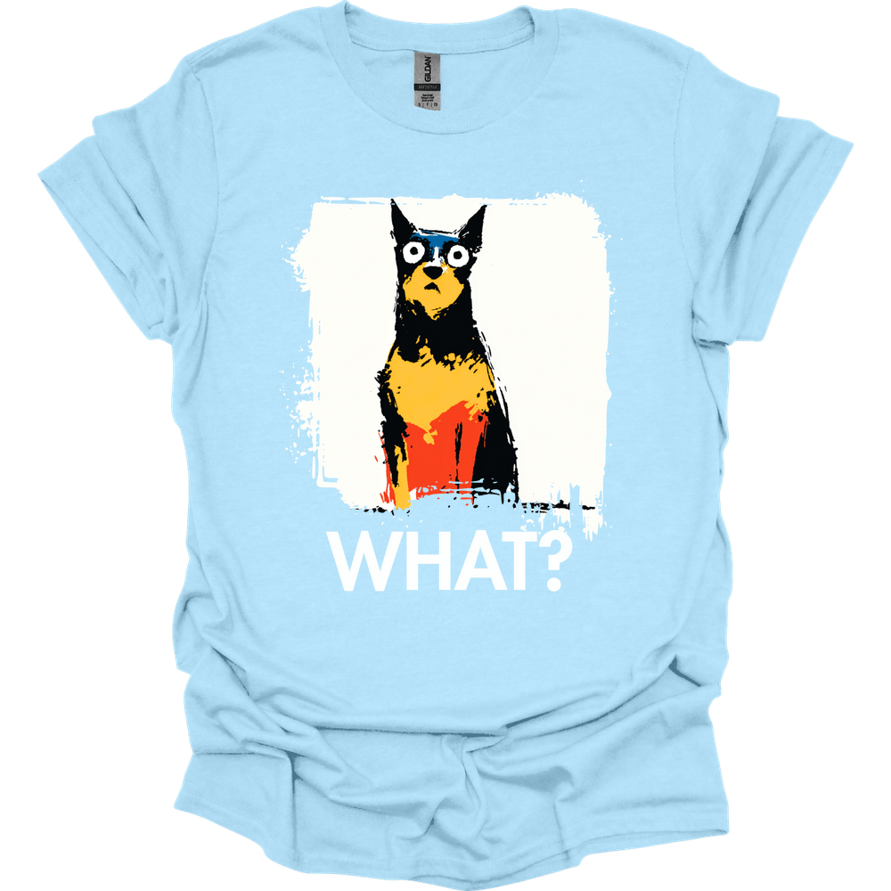 Miniature Pinscher - What Dog T-Shirt - Light Blue