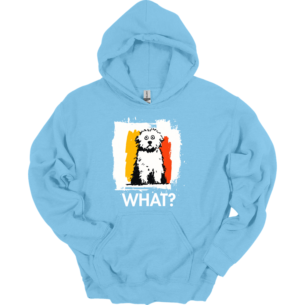 Bichon Frise - What Dog Hoodie - Light Blue
