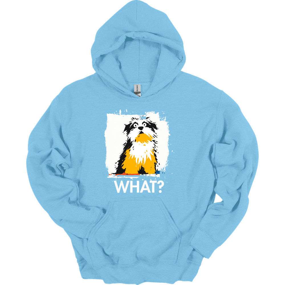 Havanese - What Dog Hoodie - Light Blue