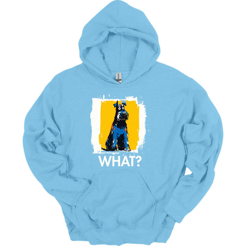 Kerry Blue Terrier - What Dog Hoodie - Light Blue