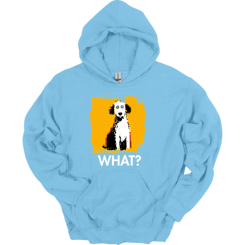 Poodle - What Dog Hoodie - Light Blue