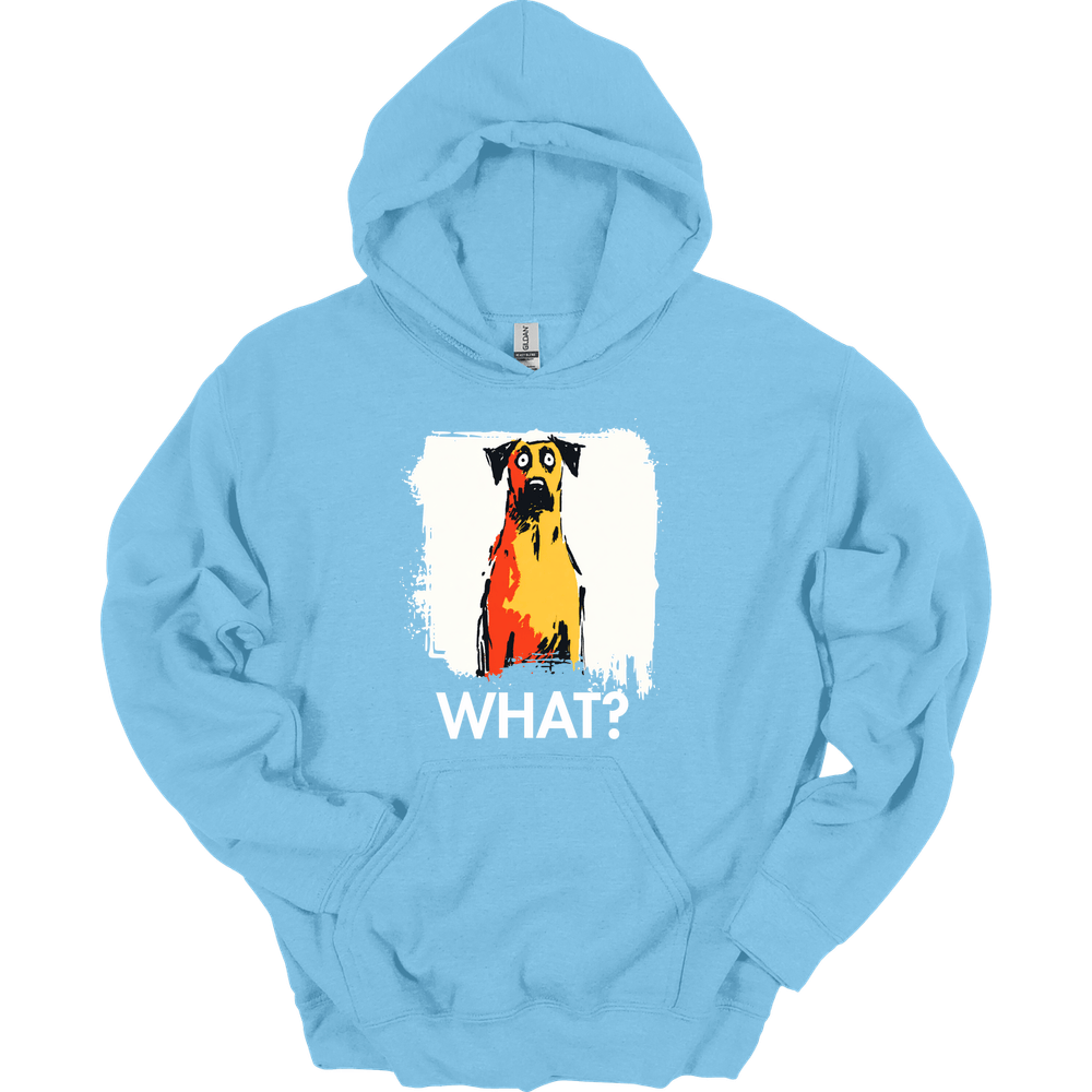 Rhodesian Ridgeback - What Dog Hoodie - Light Blue