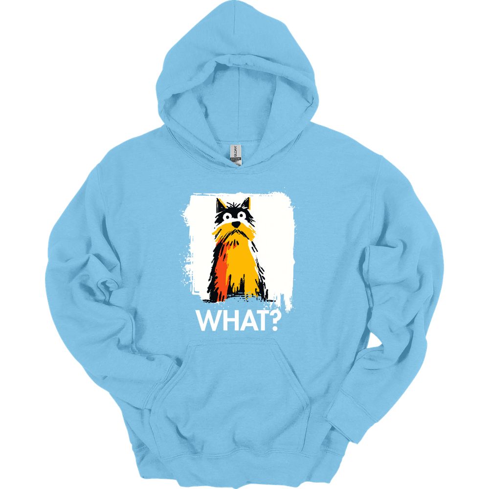Yorkshire Terrier - What Dog Hoodie - Light Blue