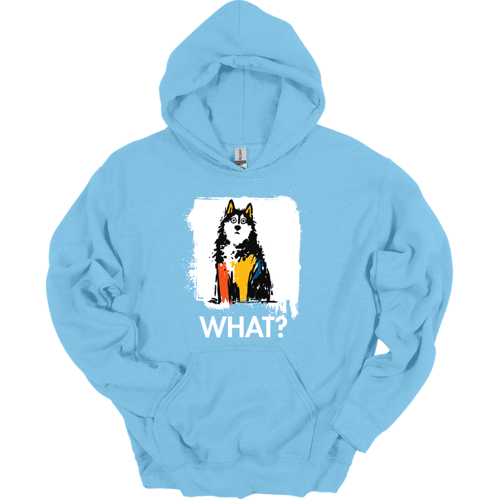 Alaskan Malamute - What Dog Hoodie - Light Blue