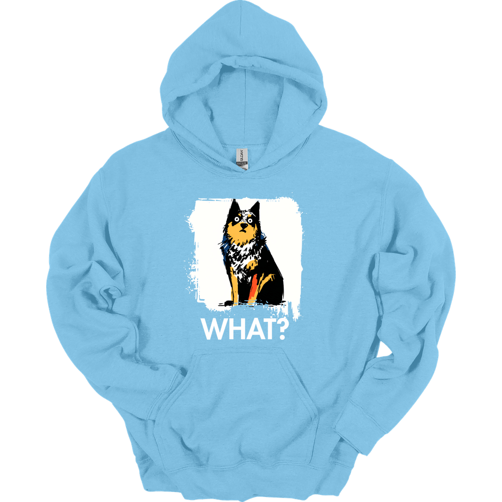 Australian Cattle Dog - What Dog Hoodie - Light Blue