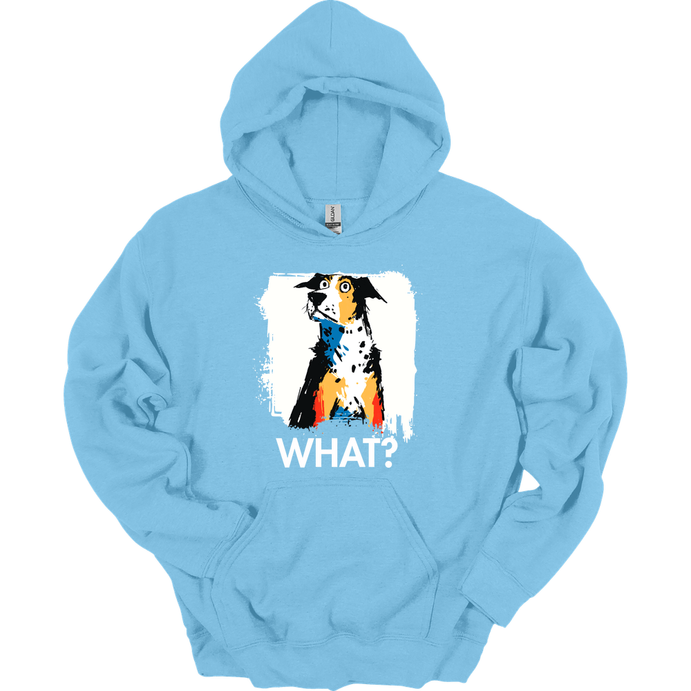Catahoula Leopard Dog - What Dog Hoodie - Light Blue
