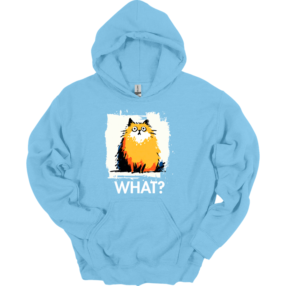 Pomeranian - What Dog Hoodie - Light Blue