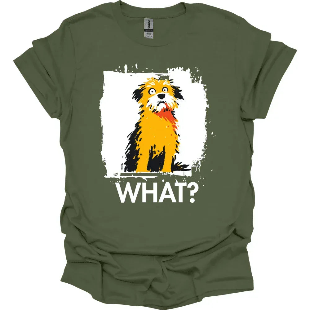 Cavapoo - What Dog T-Shirt - Military Green