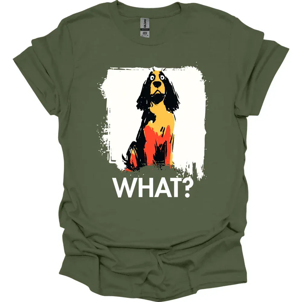 Cocker Spaniel - What Dog T-Shirt - Military Green