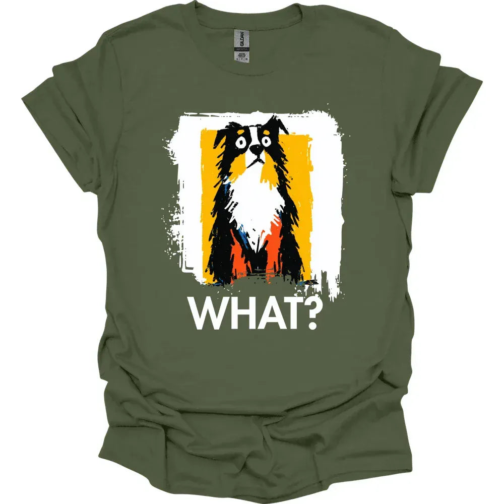 Miniature American Shepherd - What Dog T-Shirt - Military Green
