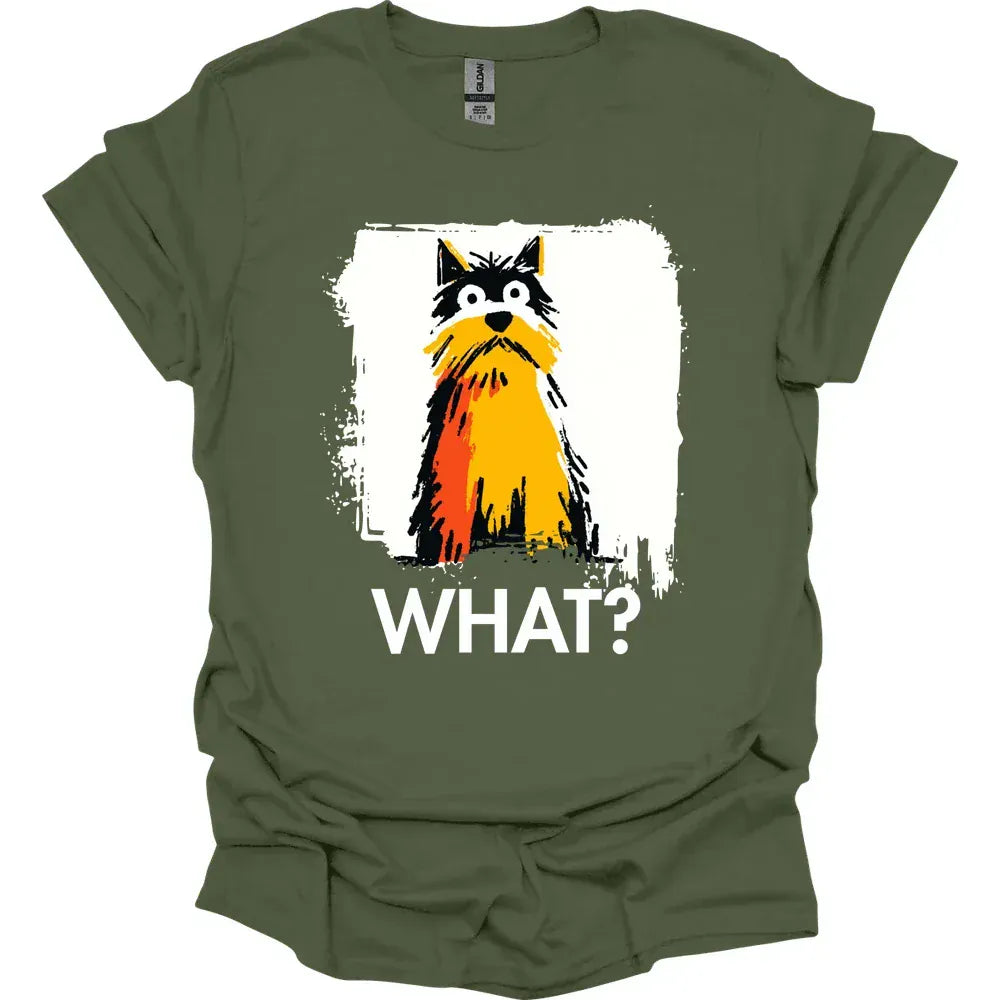 Yorkshire Terrier - What Dog T-Shirt - Military Green