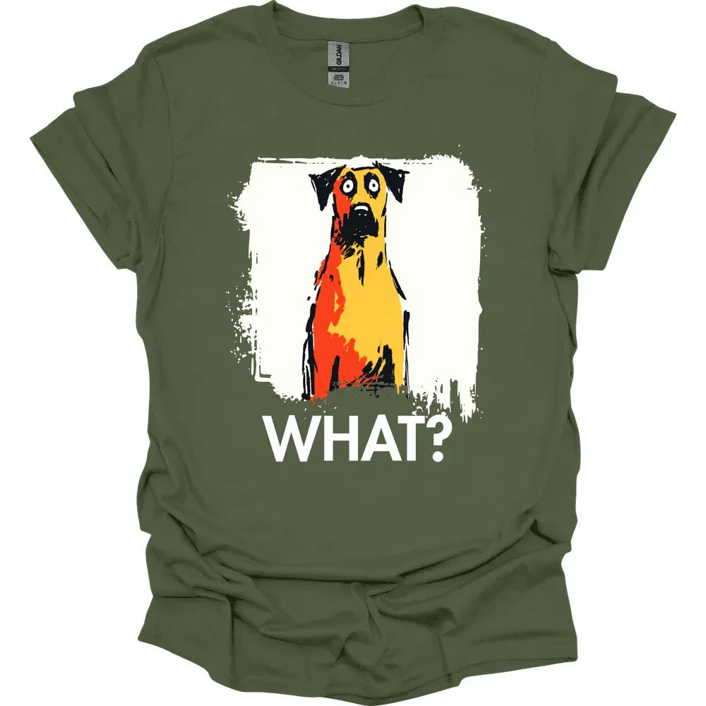Rhodesian Ridgeback - What Dog T-Shirt - Military Green