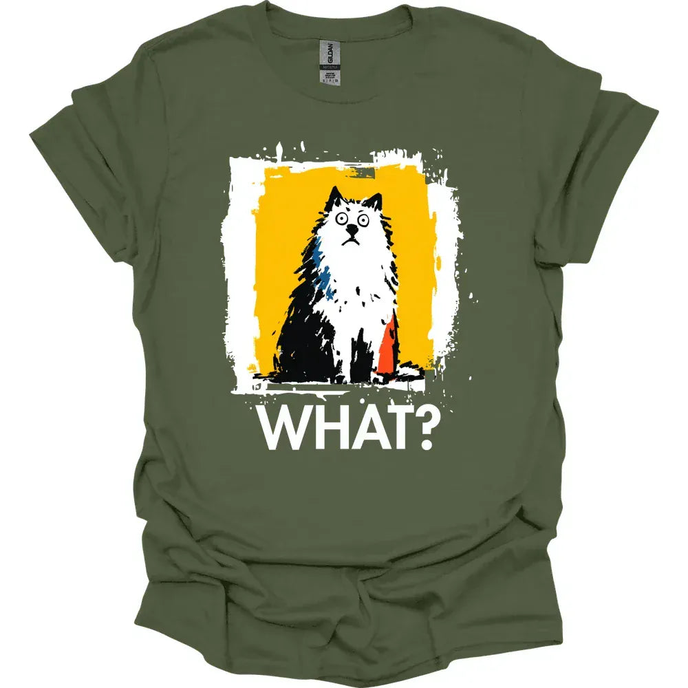 Samoyed - What Dog T-Shirt - Military Green