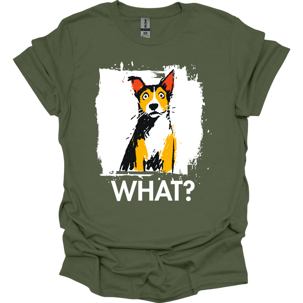 Basenji - What Dog T-Shirt - Military Green