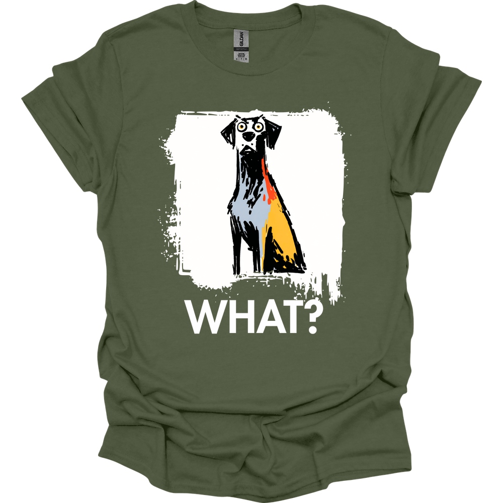 Weimaraner - What Dog T-Shirt - Military Green