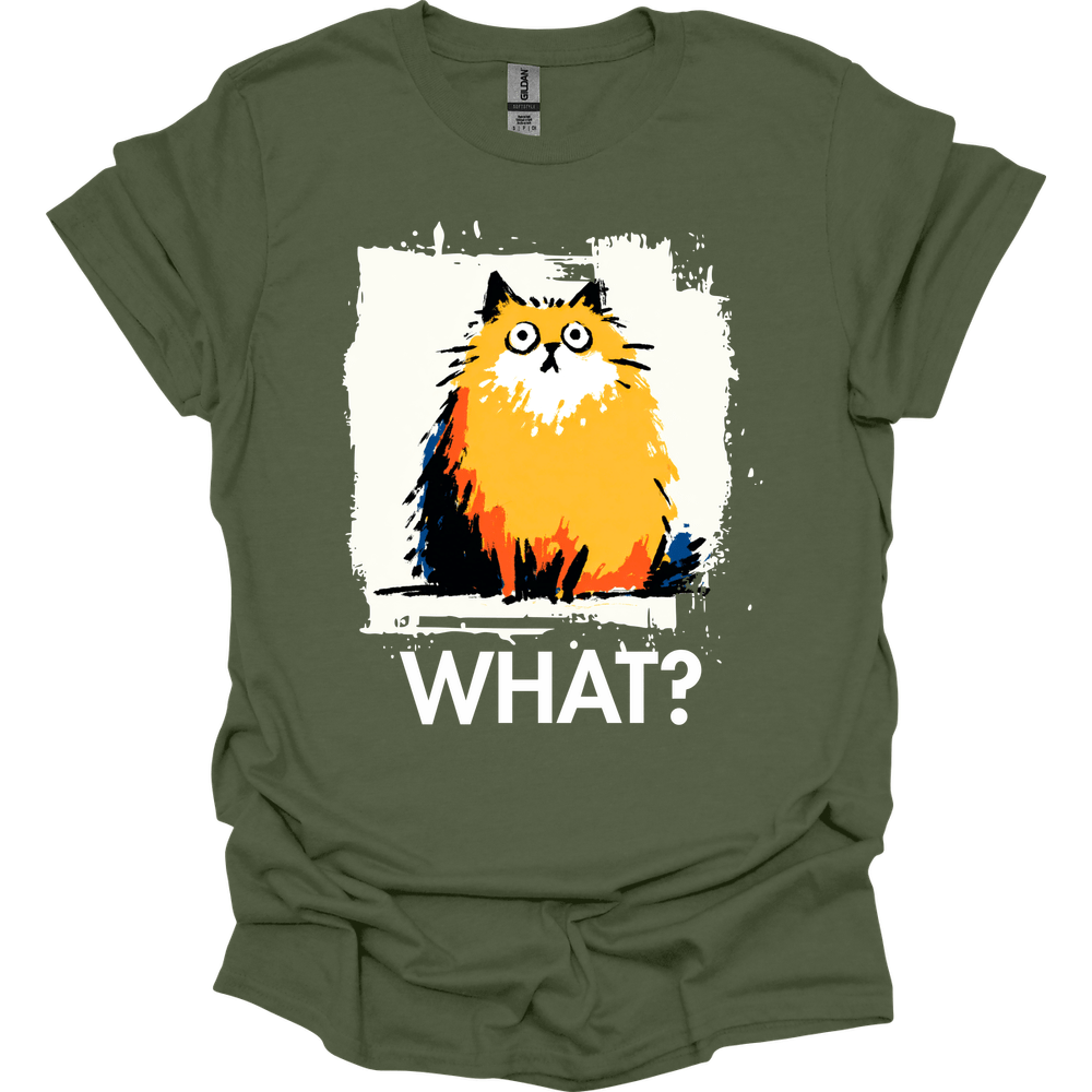 Pomeranian - What Dog T-Shirt - Military Green