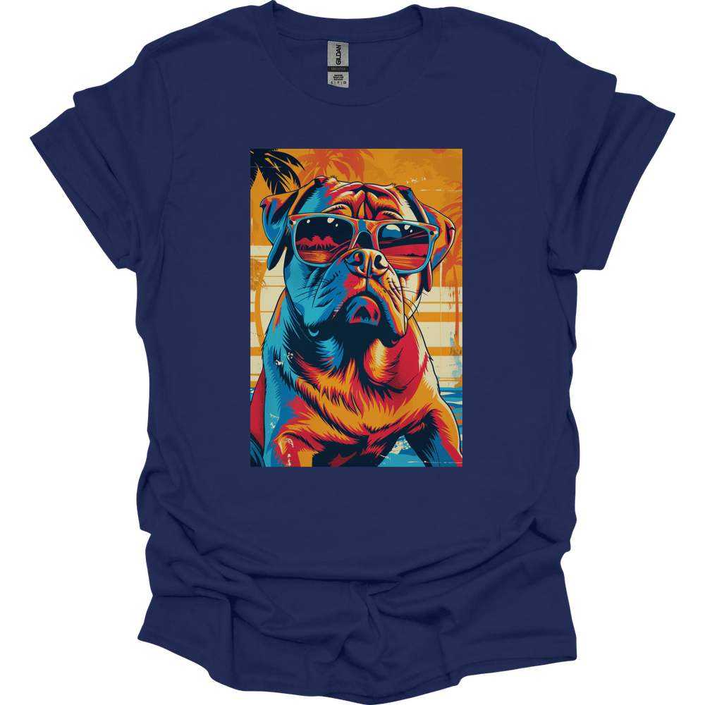 Rottweiler - Summer Dog T-Shirt - Navy