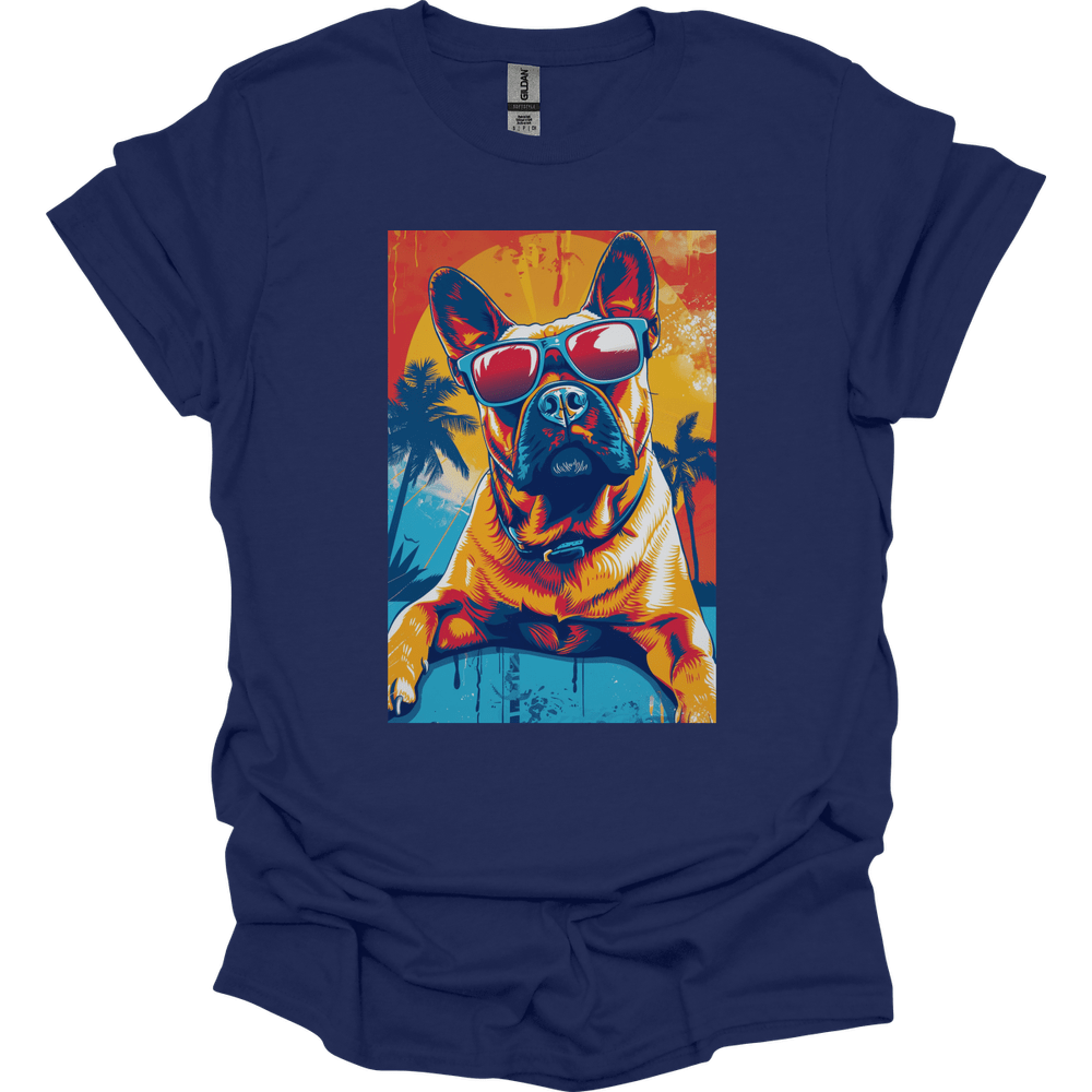Beligian Malinois - Summer Dog T-Shirt - Navy