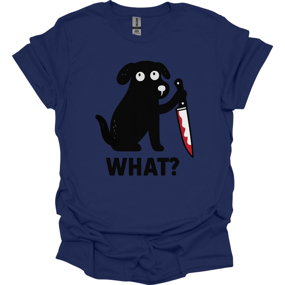 What Dog T-Shirt - Navy