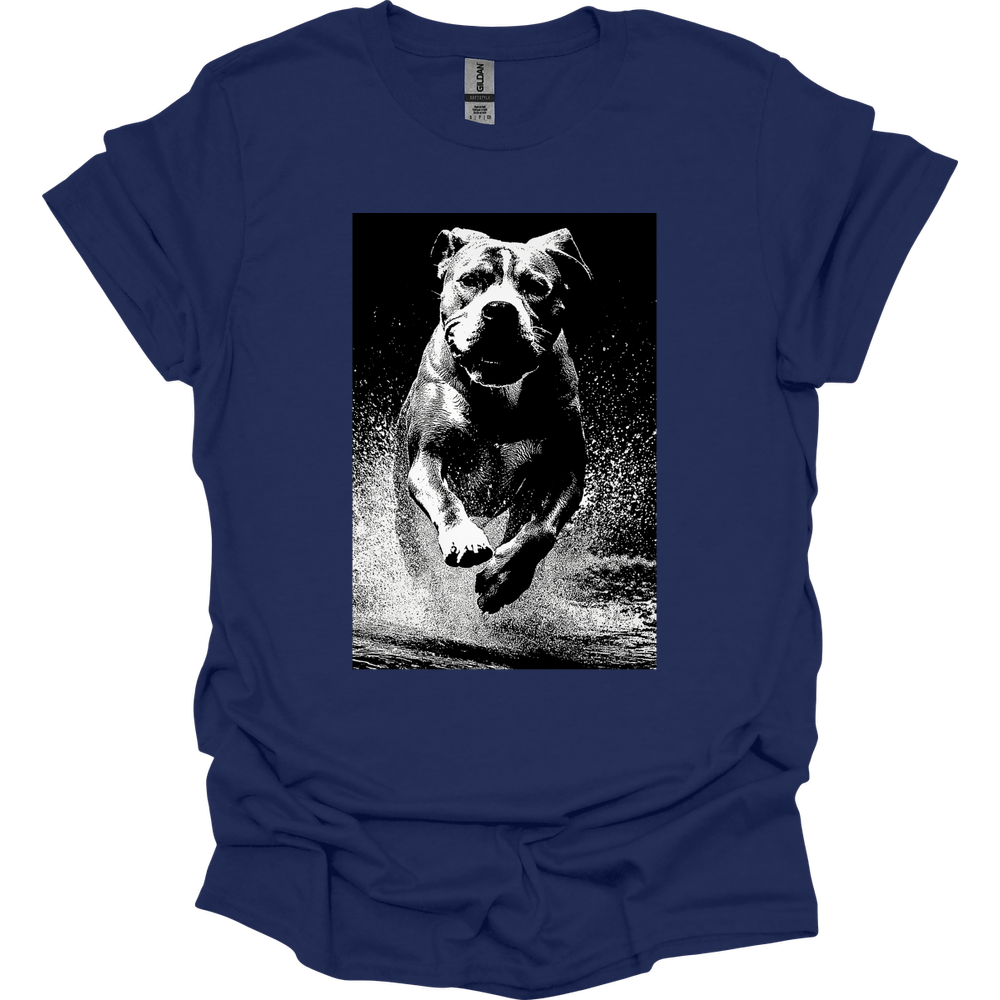 Mastiff - Puddle Dog T-Shirt - Navy