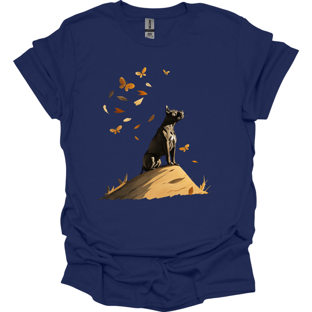 Cane Corso - Fall Dog T-Shirt - Navy