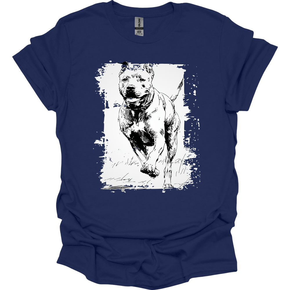 Cane Corso - Running Dog T-Shirt - Navy