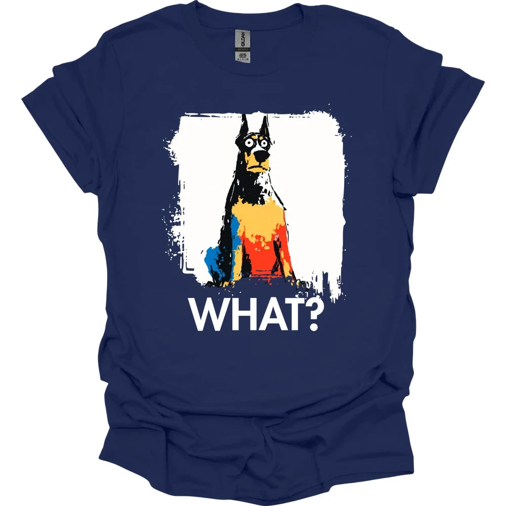 Doberman - What Dog T-Shirt - Navy