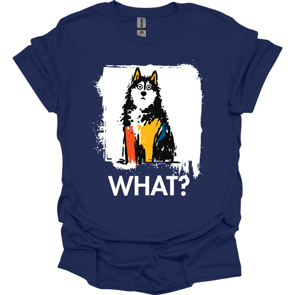 Alaskan Malamute - What Dog T-Shirt - Navy