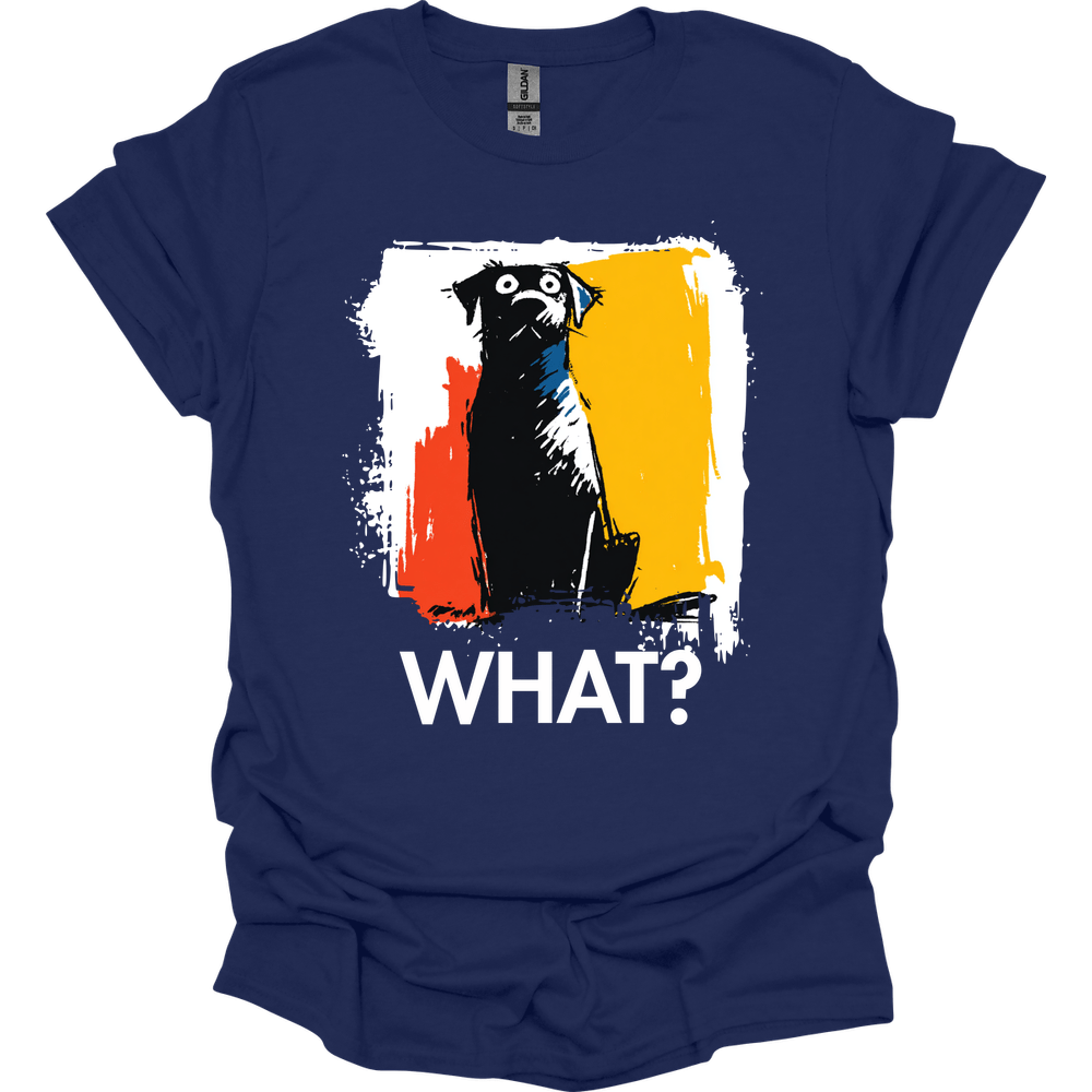 Black Labrador - What Dog T-Shirt - Navy