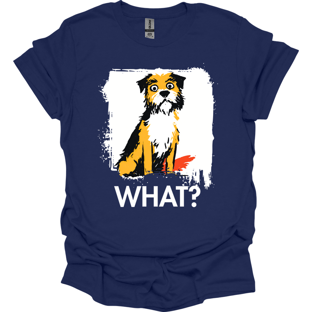Border Terrier - What Dog T-Shirt - Navy