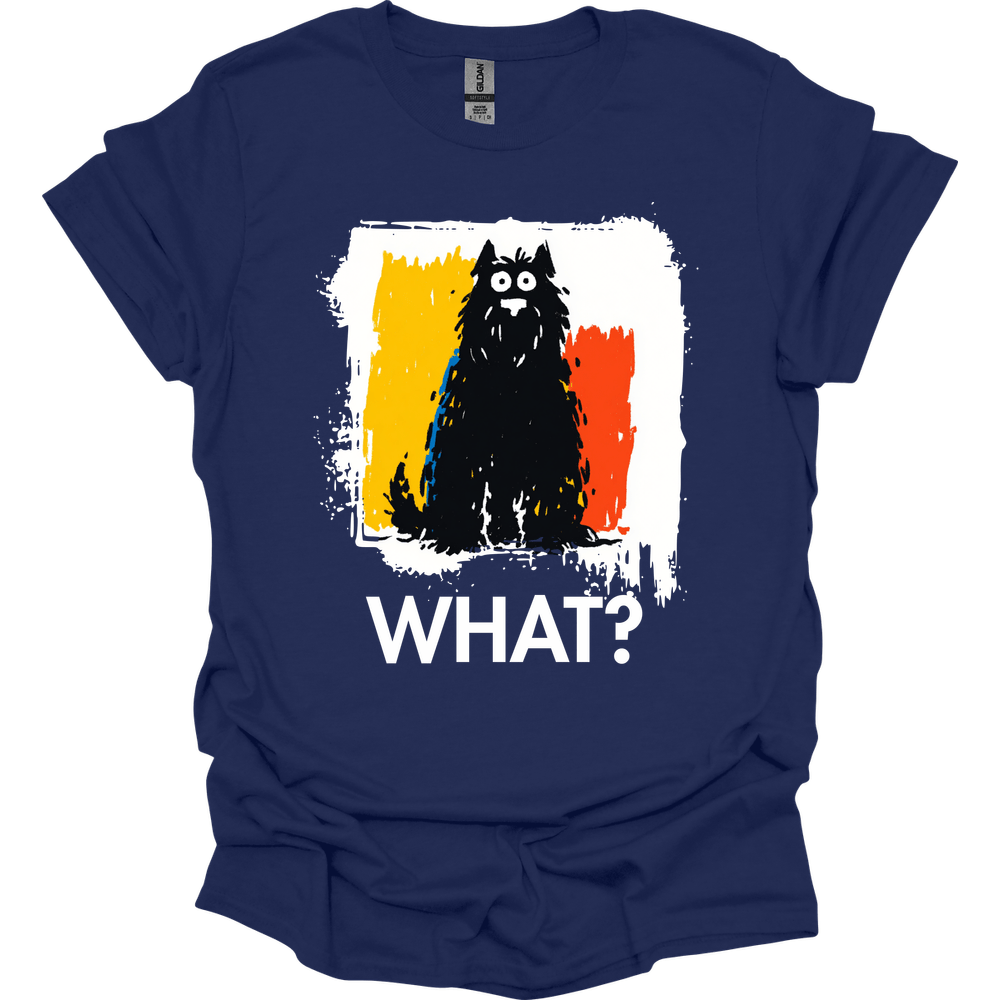 Bouvier Des Flanders - What Dog T-Shirt - Navy