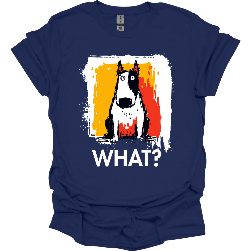 Bull Terrier - What Dog T-Shirt - Navy
