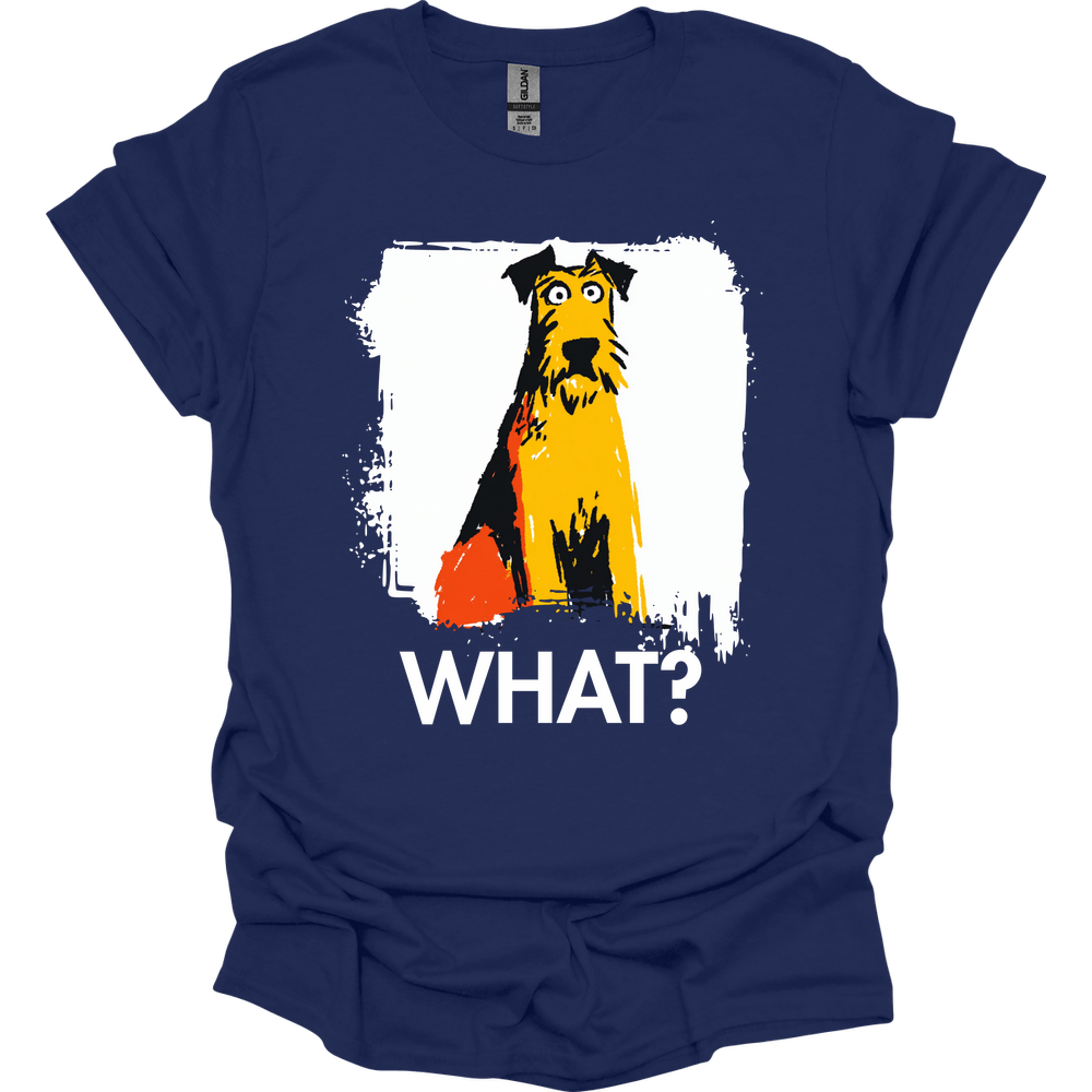 Irish Terrier - What Dog T-Shirt - Navy
