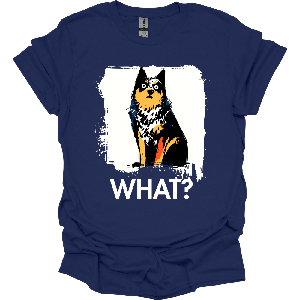 Australian Cattle Dog - What Dog T-Shirt - Navy