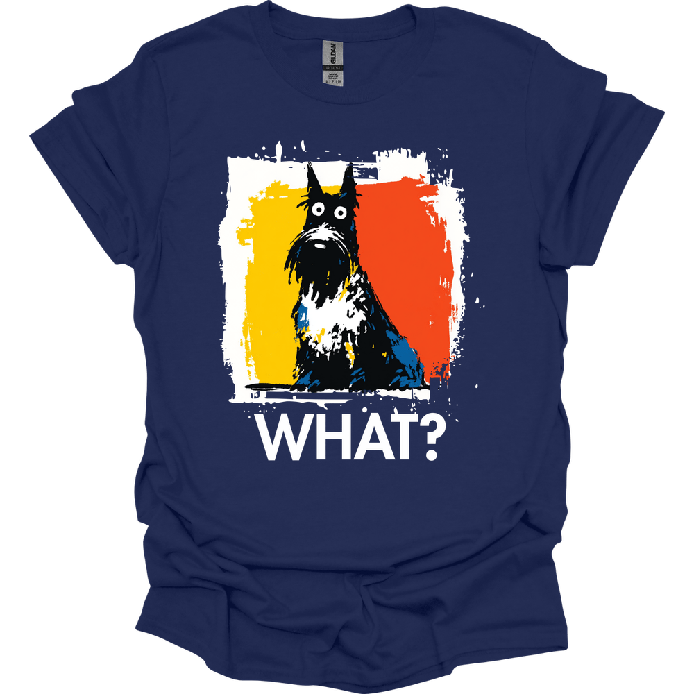 Scottish Terrier - What Dog T-Shirt - Navy