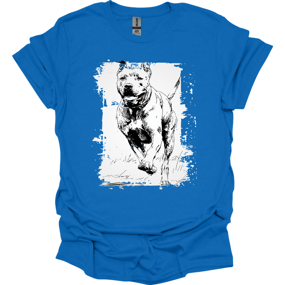 Cane Corso - Running Dog T-Shirt - Royal