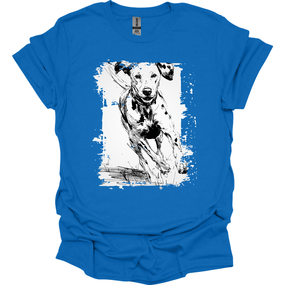 Dalmatian - Running Dog T-Shirt - Royal