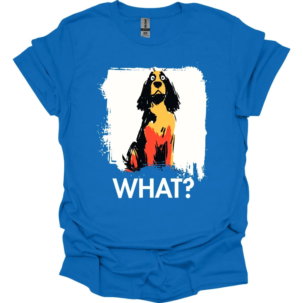 Cocker Spaniel - What Dog T-Shirt - Royal