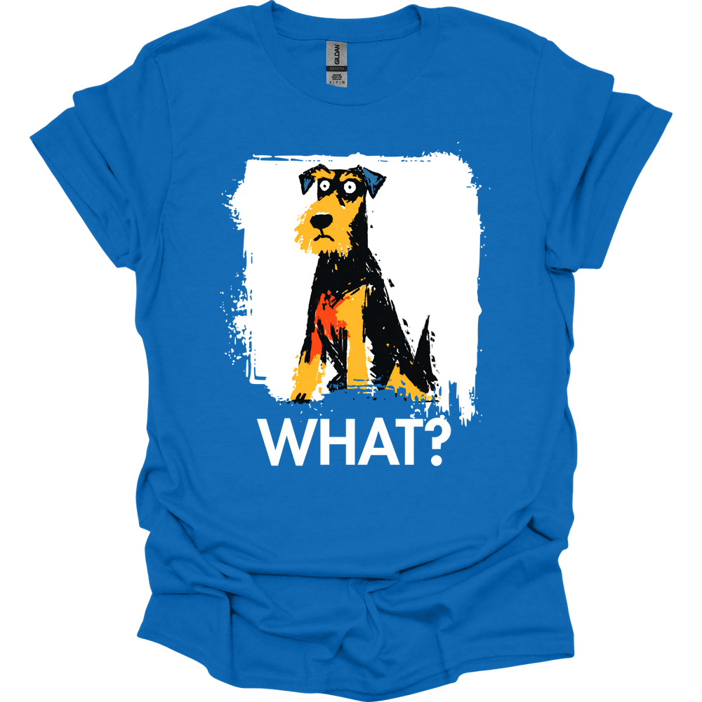 Airedale - What Dog T-Shirt - Royal