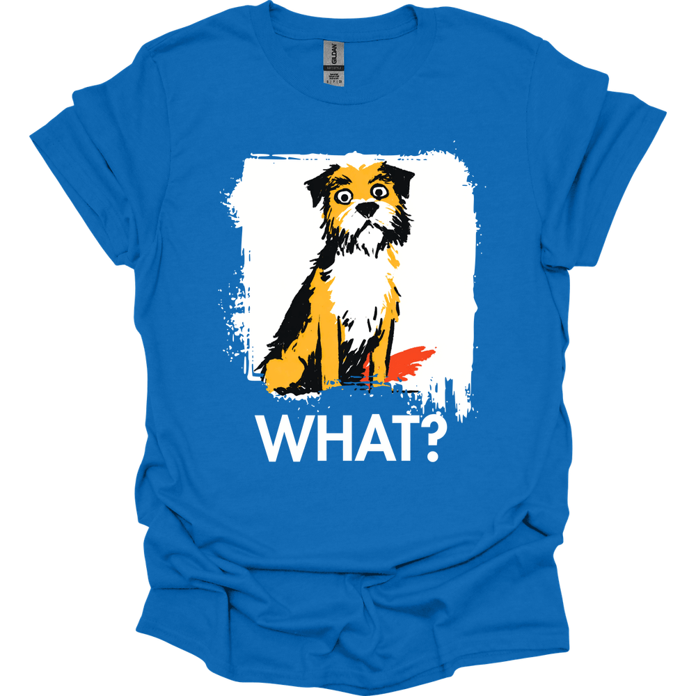 Border Terrier - What Dog T-Shirt - Royal