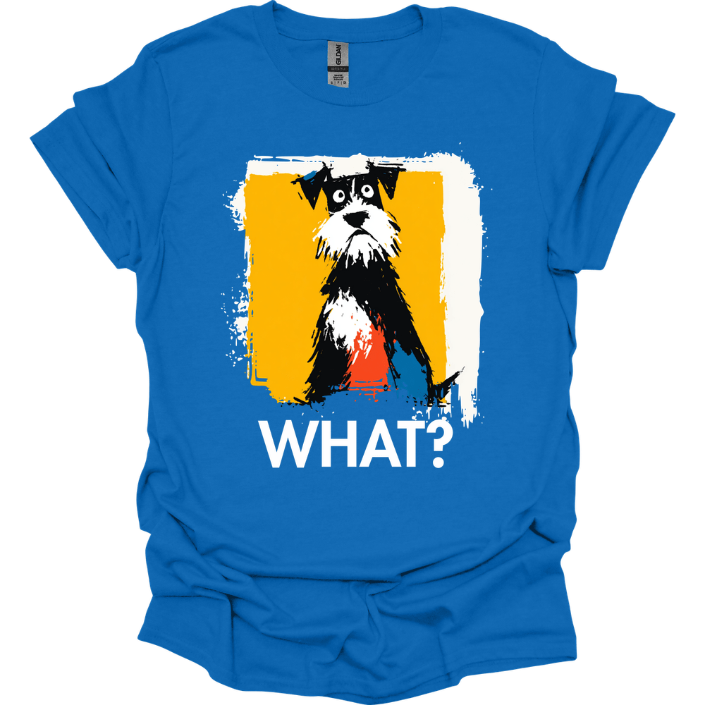 Miniature Schnauzer - What Dog T-Shirt - Royal
