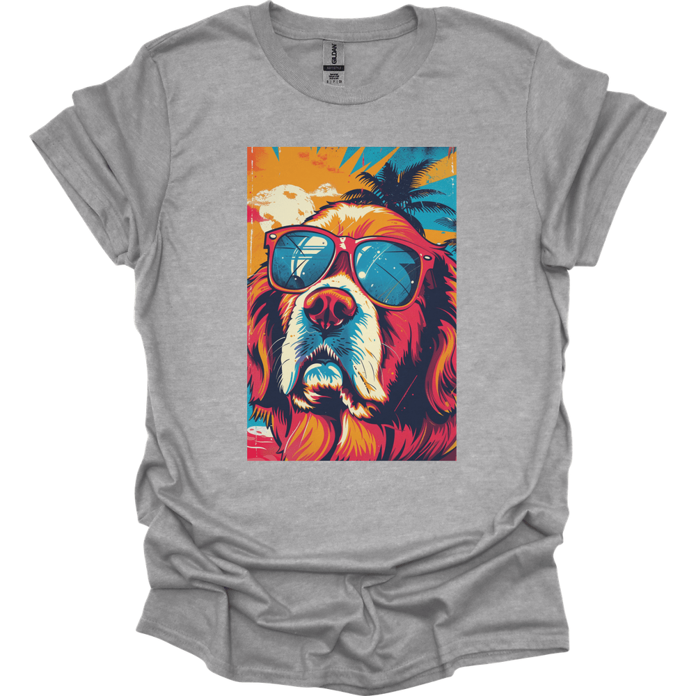 Newfoundland - Summer Dog T-Shirt - Sport Grey