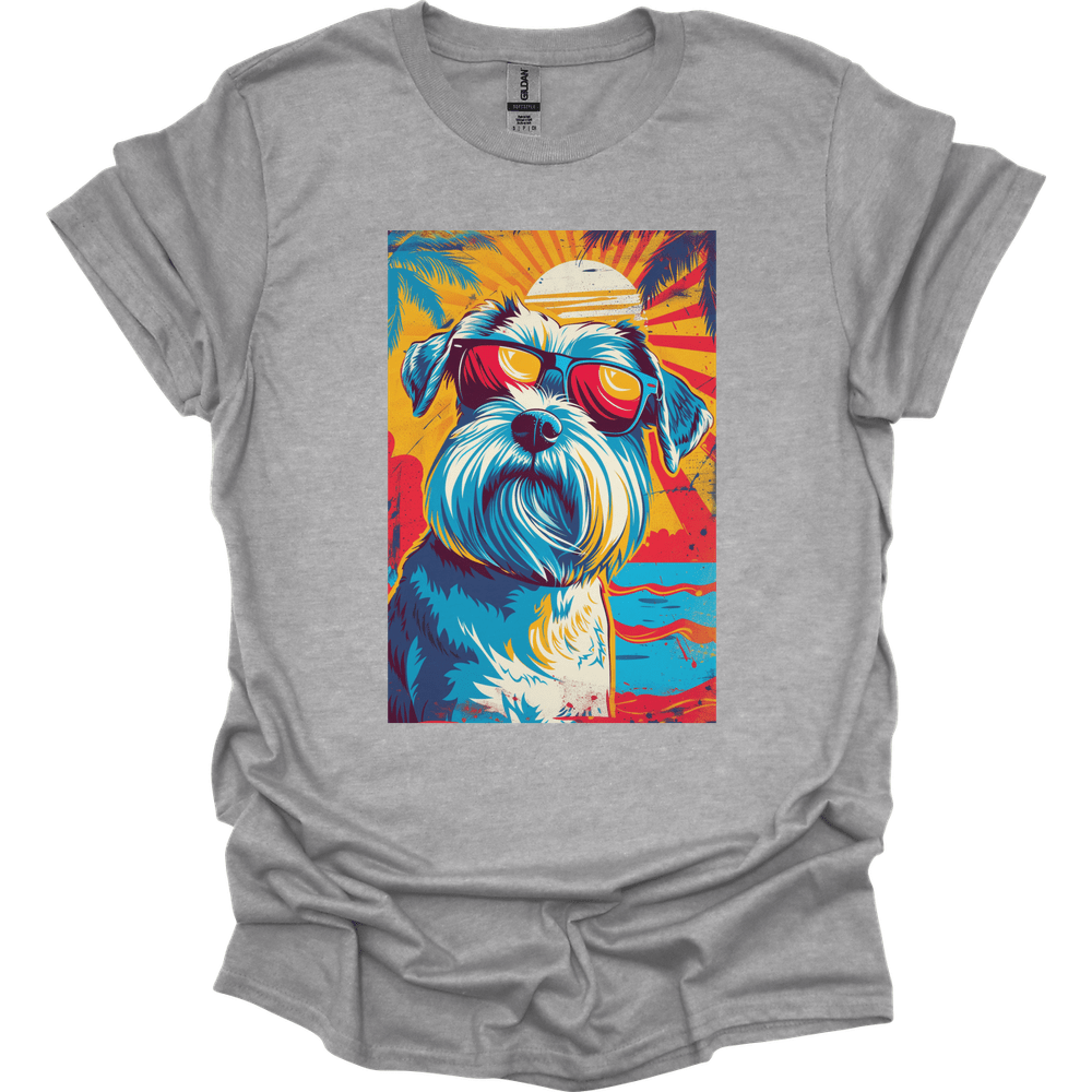 Giant Schnauzer - Summer Dog T-Shirt - Sport Grey