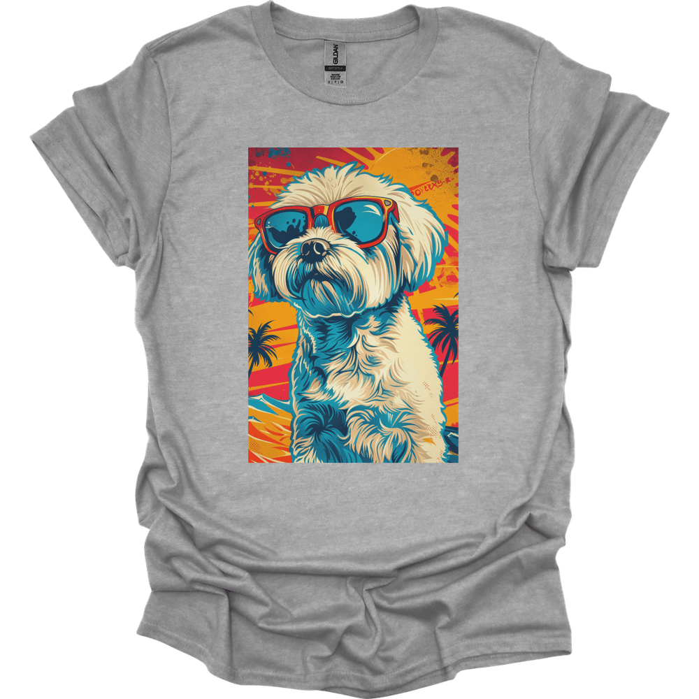 Havanese - Summer Dog T-Shirt - Sport Grey