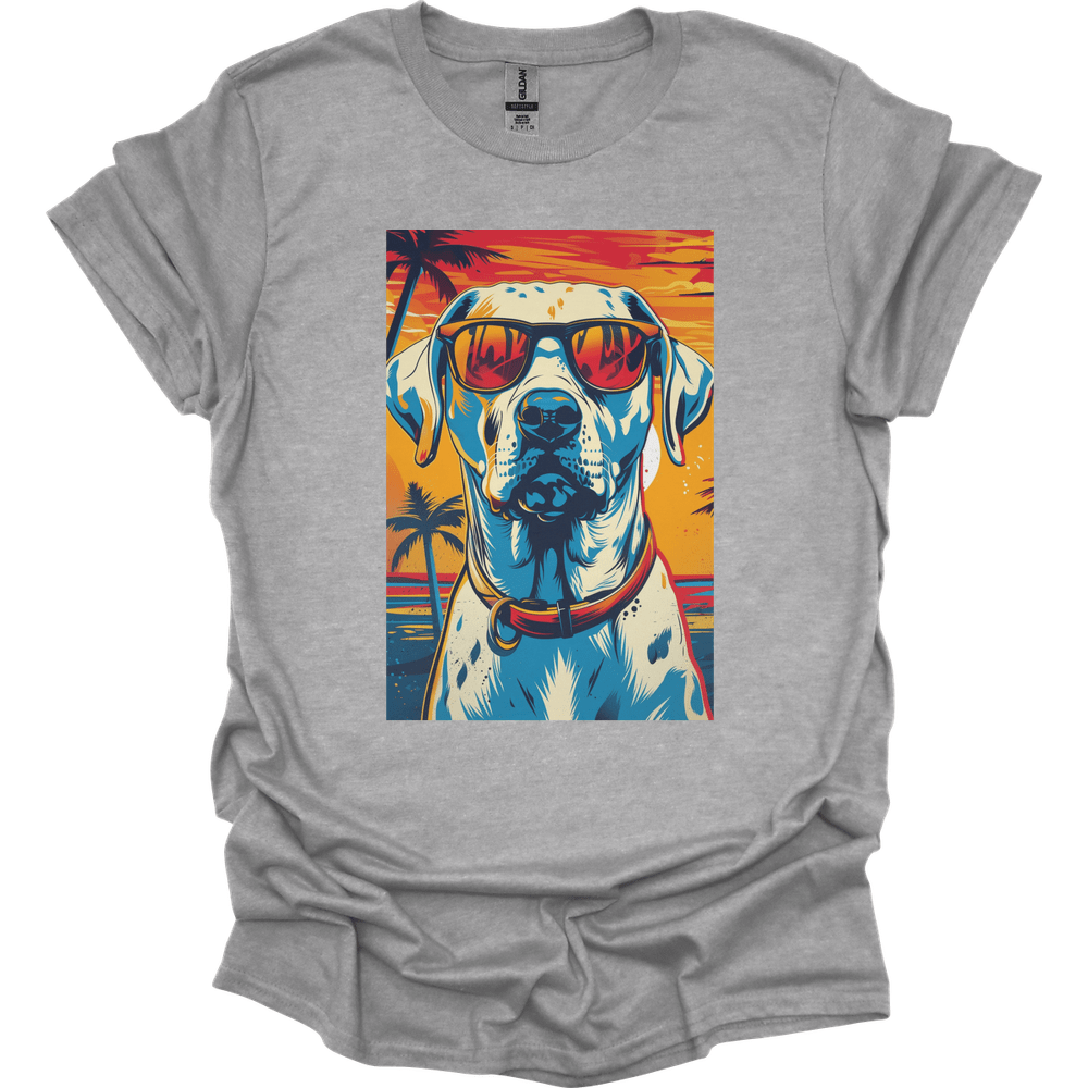 Dalmatian - Summer Dog T-Shirt - Sport Grey
