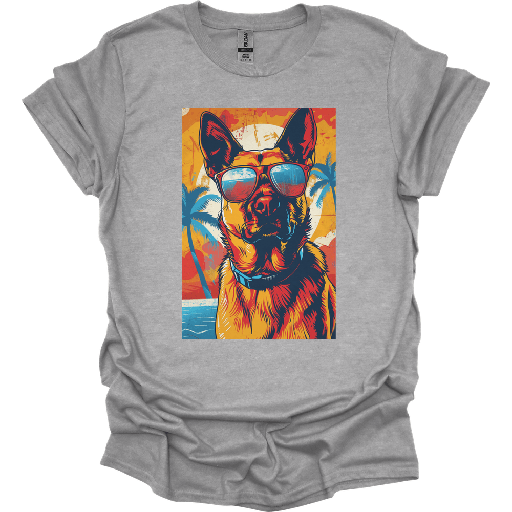 Dutch Shepherd - Summer Dog T-Shirt - Sport Grey