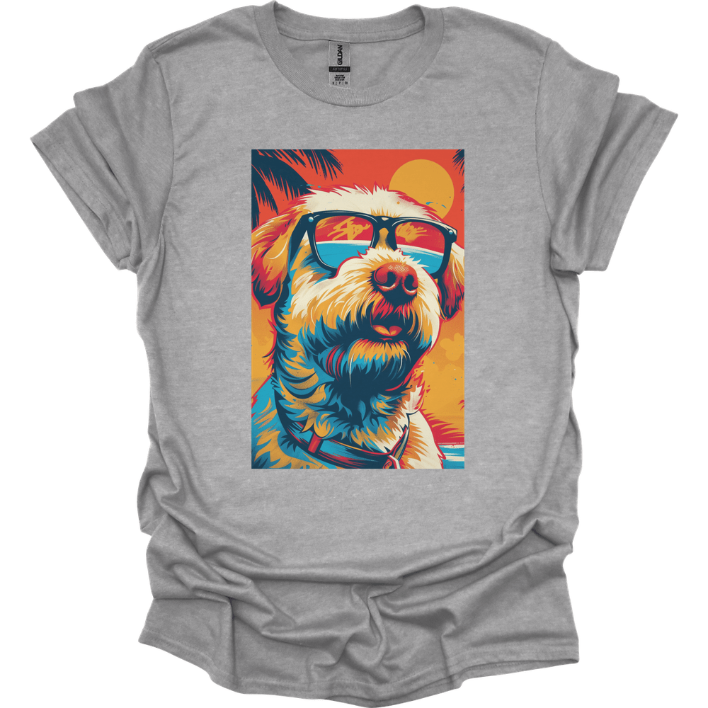 Golden Doodle - Summer Dog T-Shirt - Sport Grey